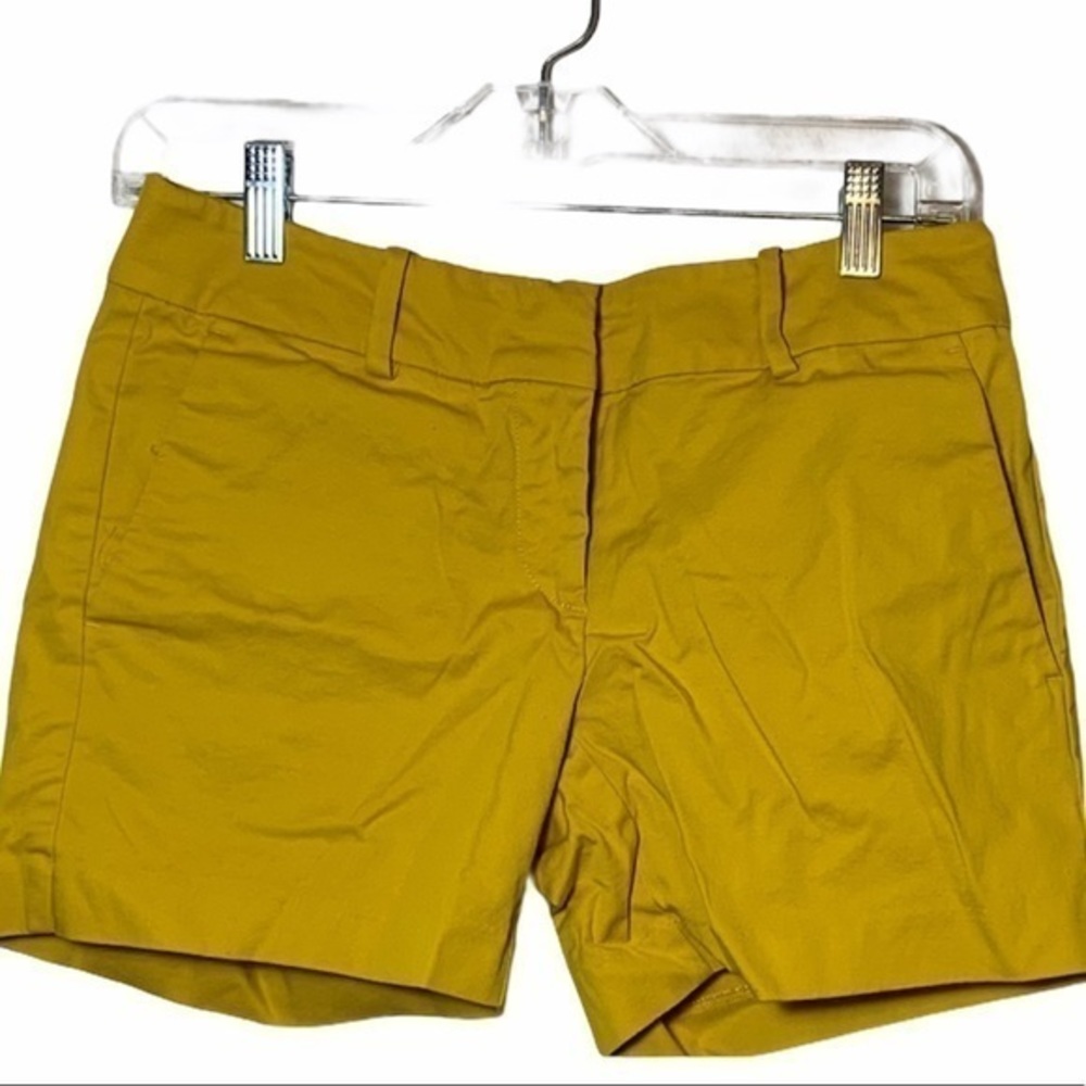 Ann Taylor Factory Mustard Color Shorts